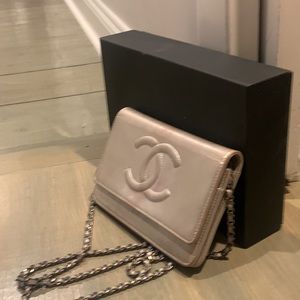 Chanel WOC Wallet On Chain Silver and Pewter